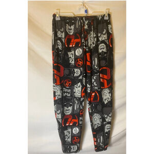 Justice League Mens Size Medium M Sleep Lounge Pj Pajamas Pants Batman Flash DC